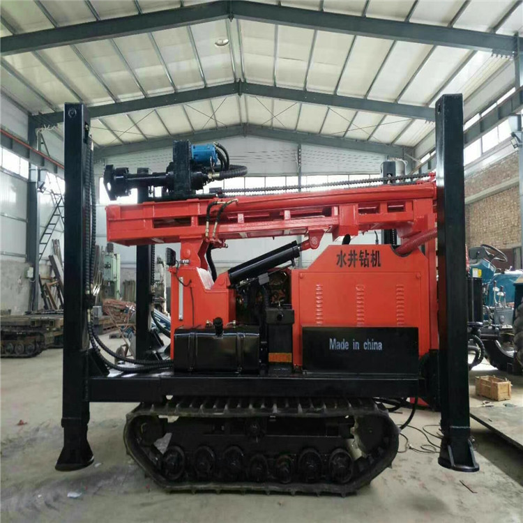 ST-180 crawler pneumatic drilling machine 180 m hydraulic leg type pneumatic submersible drilling machine has large drill