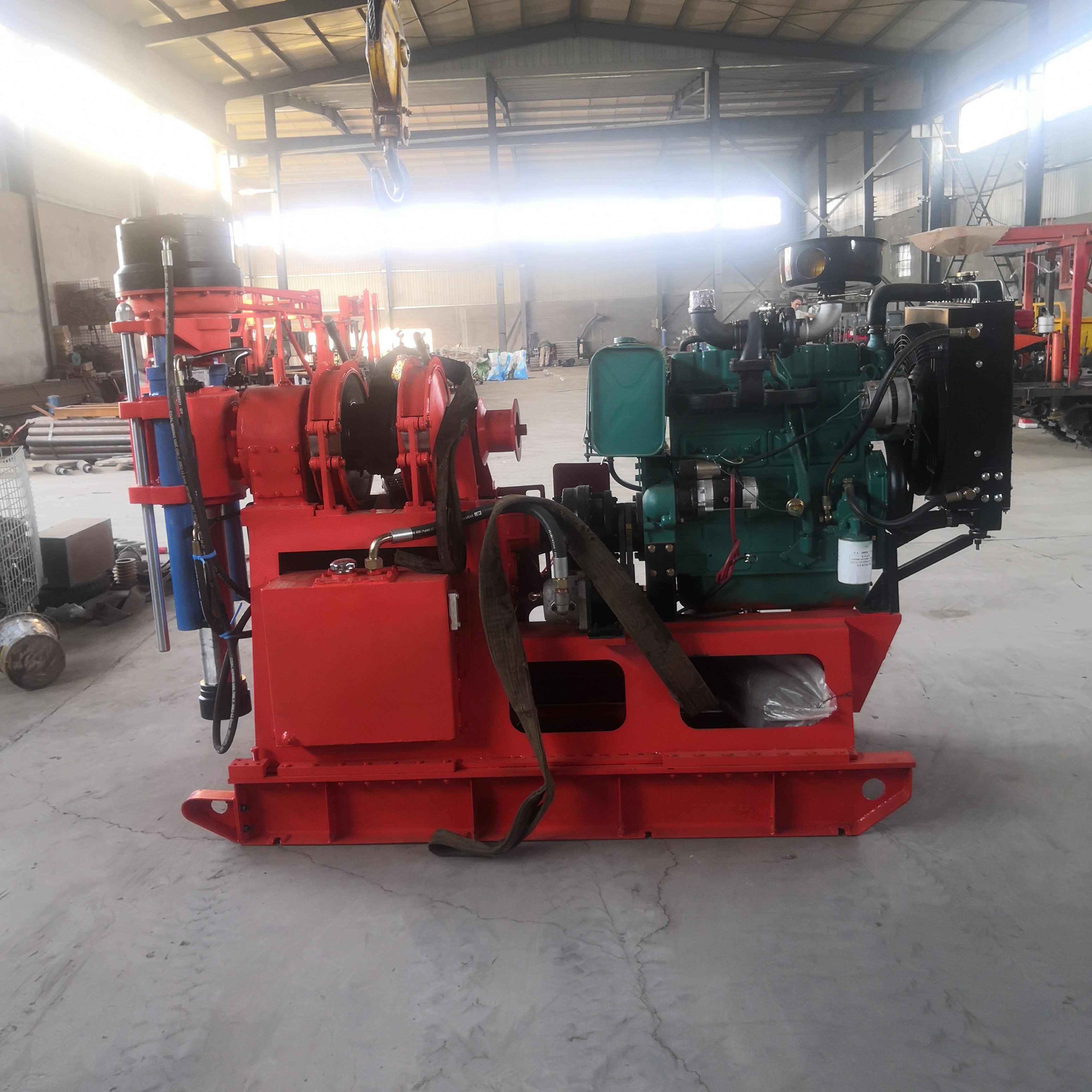 Geological Exploration Core Drill Rig , Portable Water Well Drilling Rigs XY-2B