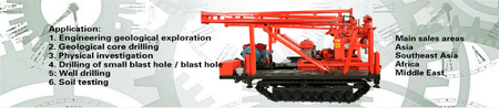 Water Well Drilling Rig Machine, Core Drilling Rig, Track Transporter, Drilling Mud Pump, Crawler Track Undercarriage, Water Well Drill Bits, Water Well Drill Pipe, Other accessories, Rig tower, Promotion - Jinzhou City Shitan Machinery Equipment CO. LTD.