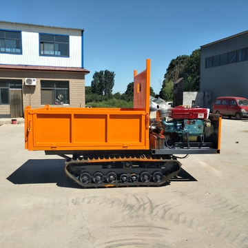 2 Ton Mini Rubber Track Transporter Dumper Truck Simple Operation