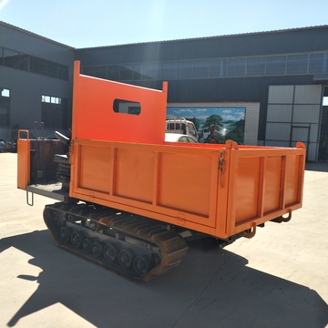 2 Ton Mini Rubber Track Transporter Dumper Truck Simple Operation